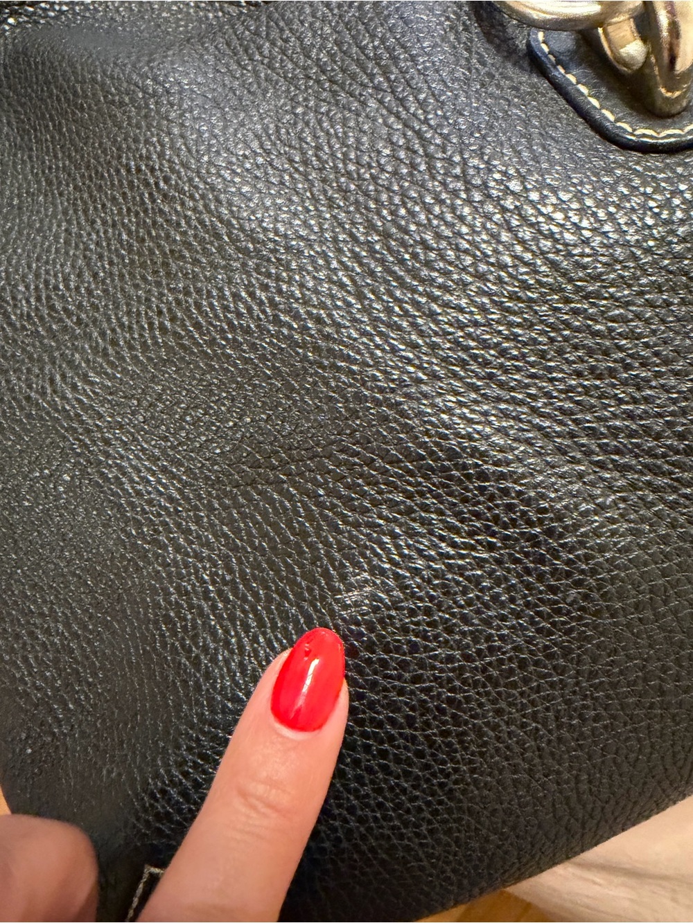 Dooney & Burke Black Leather Hobo Bag with side Hardware Detailing - Picture 7 of 12